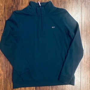 Vineyard Vines Women's Blue Quarter-Zip Sweatshirt